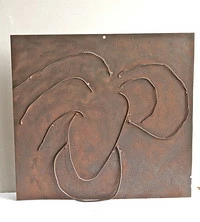 Plaque de métal 2, Peine