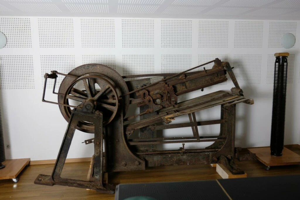 Palisson à sa place d’origine dans une usine de Graulhet