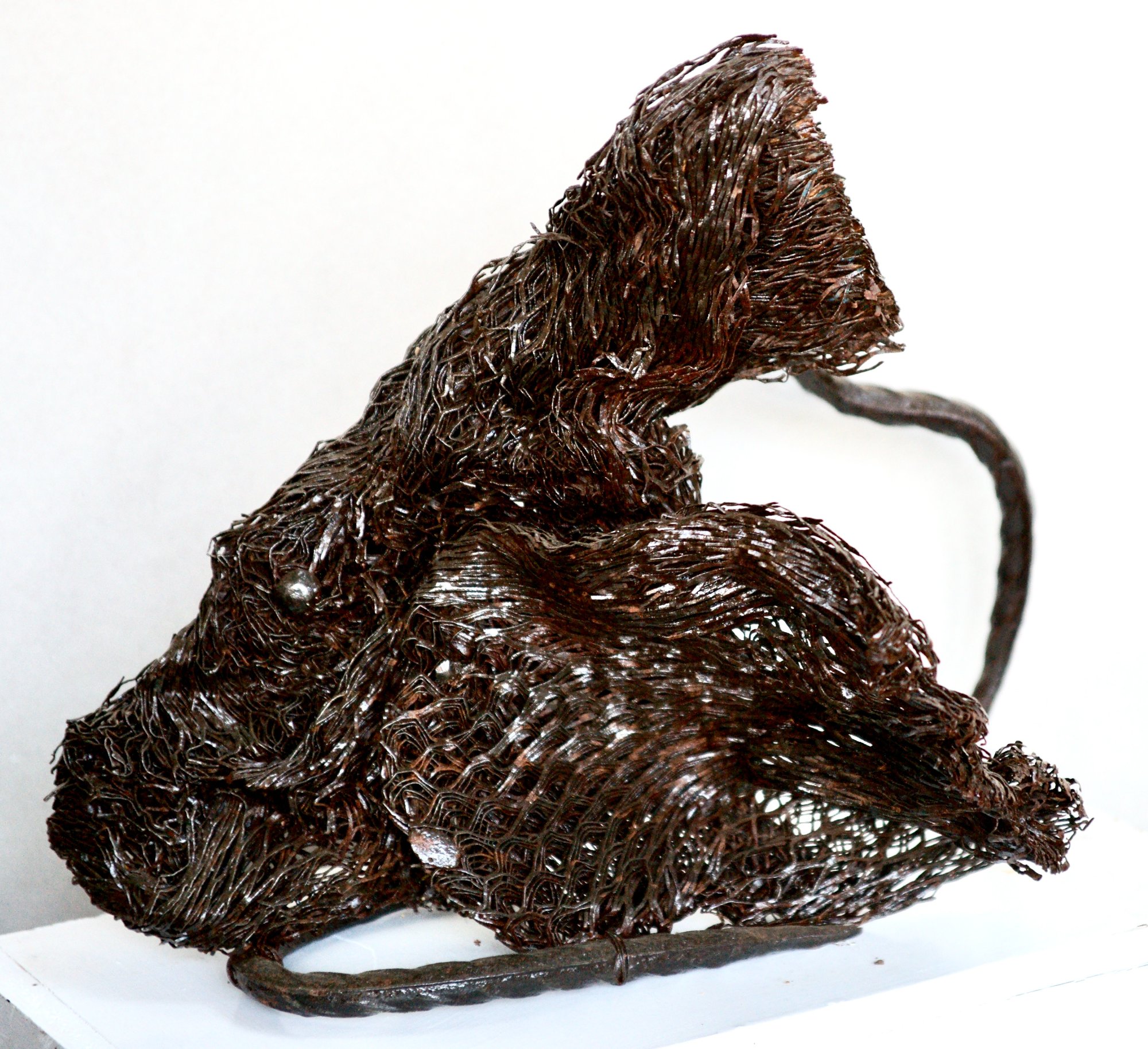 Hommage à Tristan Corbière, sculpture en métal de Pierre Le Caër